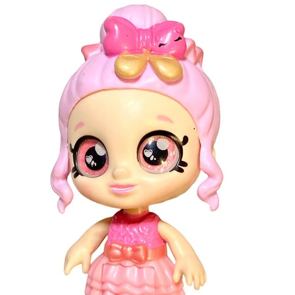 Kindi Kids Minis 2 Posable Bobble Head Dolls and Shopkins Moose Doll - Picture 3 of 13